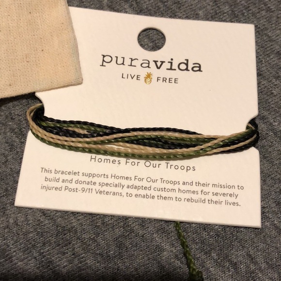 Pura Vida  Home for our troops bracelet - Picture 2 of 4